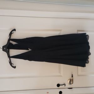 Halter/open back cocktail dress